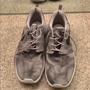 Sporty Nike athletic shoes.